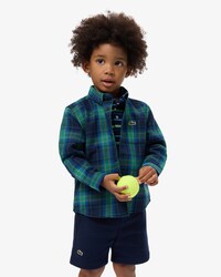 Chemise à carreaux twill de coton