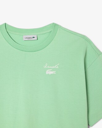 T-shirt coton sigl&eacute;