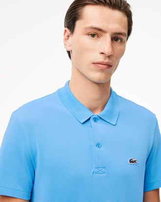 Polo regular fit en coton mélangé
