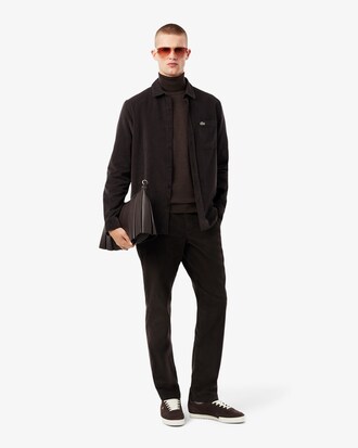 Pull en laine mérinos col roulé