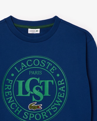 Sweatshirt col rond imprimé