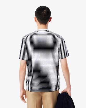T-shirt coton &eacute;pais ray&eacute;
