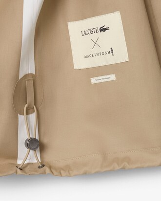 Veste coton imperm&eacute;able Lacoste x Mackintosh