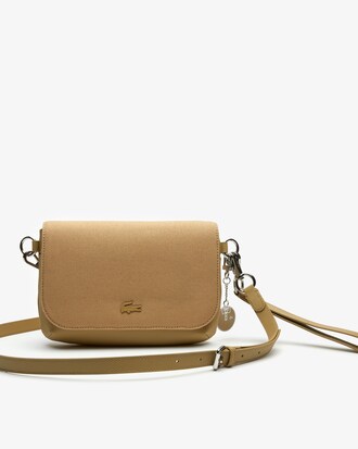 Women's Daily Classic Bi-Material Flap Shoulder Bag