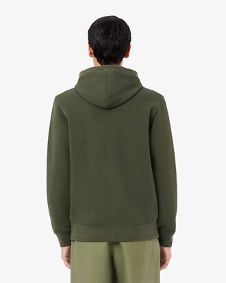 Sweatshirt zippé classic fit en Piqué