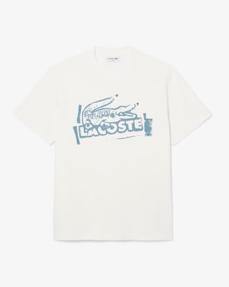 T-shirt jersey de coton imprimé