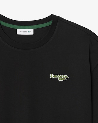 T-shirt d&eacute;contract&eacute; en jersey coton