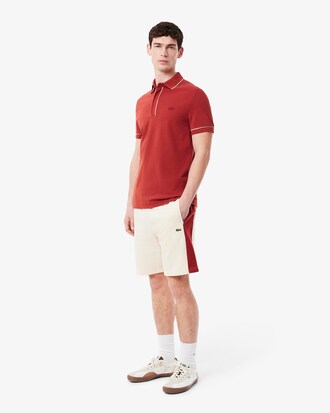 Short molleton de coton color-block