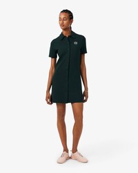 Robe col polo Piqu&eacute; badge tennis