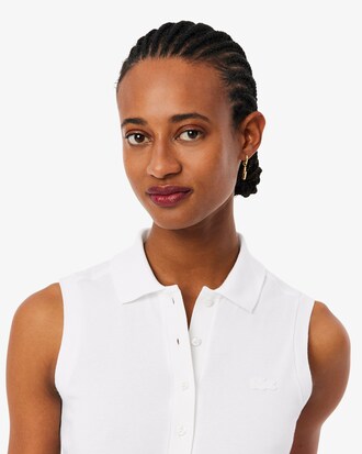 Polo L.12.D slim fit sans manche stretch