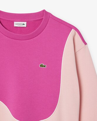 Sweatshirt molleton color-block