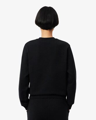 Sweatshirt relaxed fit col rond molleton