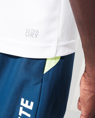 T-shirt Lacoste SPORT en piqué color-block avec bande signature