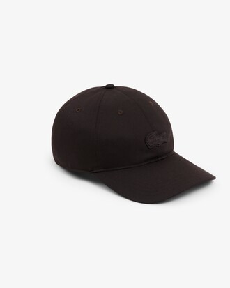 Casquette badge twill de coton