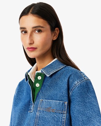 Polo oversize en denim