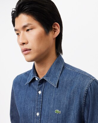 Chemise regular fit denim
