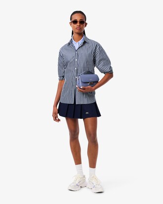 Chemise oversize en popeline de coton