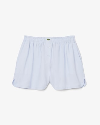 Short oversize lin m&eacute;lang&eacute;