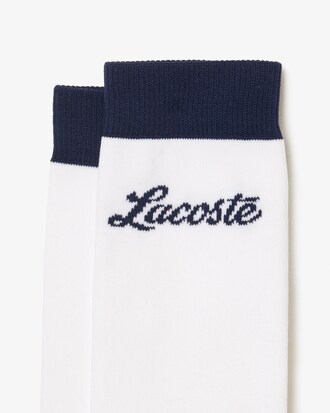 Chaussettes Golf hautes brodées