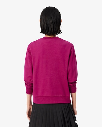 Sweatshirt relaxed fit col rond molleton