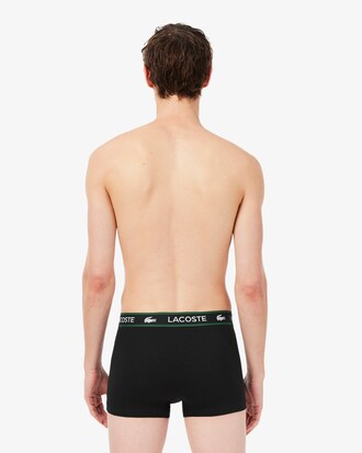 Lot de 3 boxers courts griff&eacute;s jersey stretch