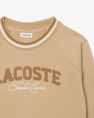Sweatshirt molleton marquage Lacoste