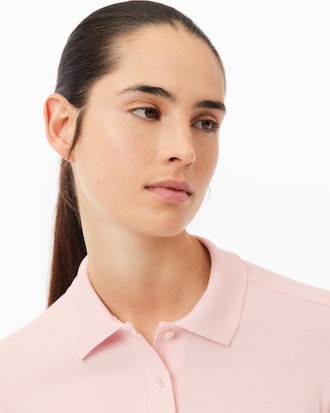 Polo L.12.D slim fit en mini Piqué stretch