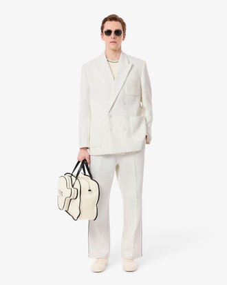 Blazer croisé blason héritage brodé