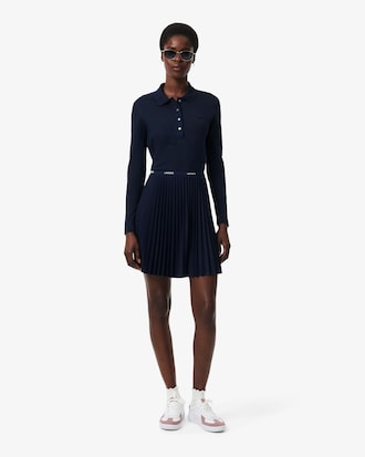 Polo L.12.D slim fit en mini Piqu&eacute; stretch