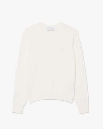 Pull col V maille sans coutures