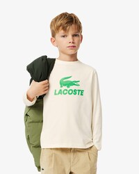 T-shirt coton imprimé crocodile