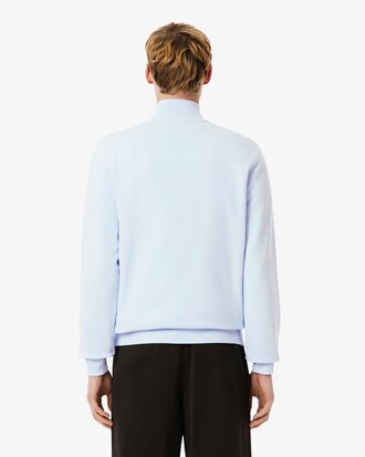 Sweatshirt col montant zipp&eacute; molleton