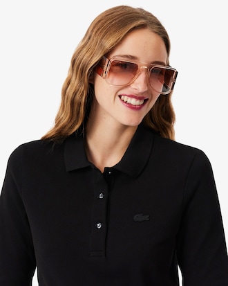 Polo L.12.D slim fit manches trois-quarts