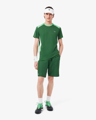 T-shirt Tennis color-block large imprimé