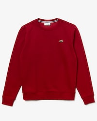 Sweatshirt col rond Lacoste SPORT en molleton uni