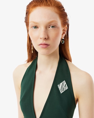 Robe jersey plissée Défilé