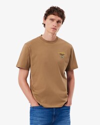 T-shirt jersey imprim&eacute; tennis broderie