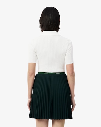 Polo maille pointelle slim fit