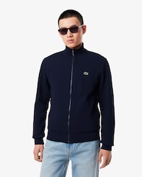 Sweatshirt zippé molleton col montant