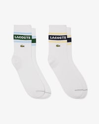 Lot de 2 chaussettes coton côtelé