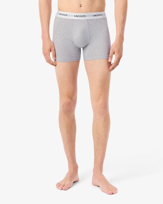 Lot de 3 boxers longs coton stretch