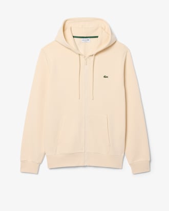 Sweatshirt zipp&eacute; classic fit molleton