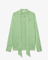 Chemise regular fit col lavalli&egrave;re amovible