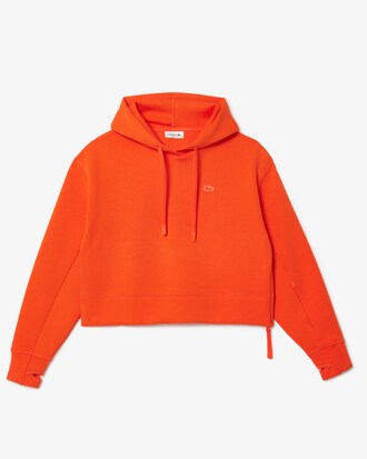 Sweatshirt à capuche court coton