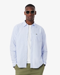 Chemise regular fit Oxford ray&eacute;e avec poche