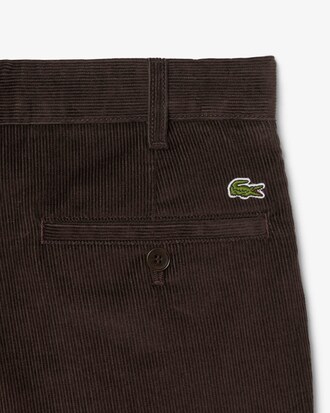 Pantalon chino regular fit velours côtelé