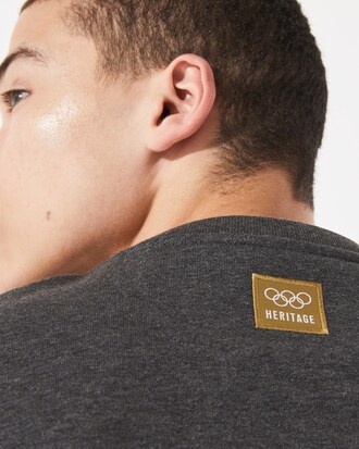 Sweatshirt Olympic Heritage Collection by Lacoste en coton brodé