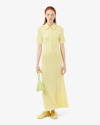 Robe col polo Piqué Défilé