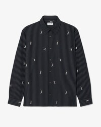 Chemise relaxed fit coton brod&eacute;