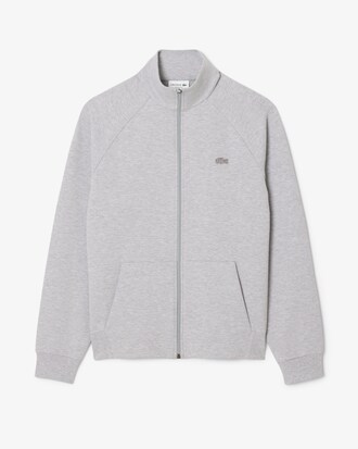 Sweatshirt zippé jersey double face